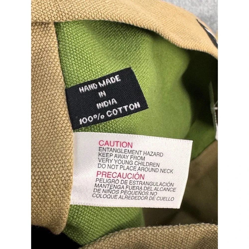 NWT Vintage 2009 Disney World of Good Mickey Mouse Green Canvas‎ Tote Bag Rare